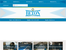 Tablet Screenshot of beton.ie